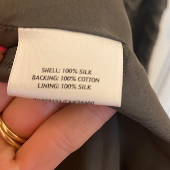 Eileen Fisher Jacket petite medium 100% silk jacket 100% silk lining - - Picture 7 of 9